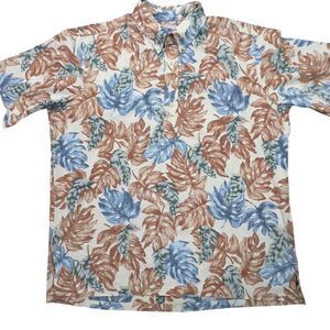 Reyn Spooner Hawaiian Shirt Mens XL Cotton Blend Vintage Popover